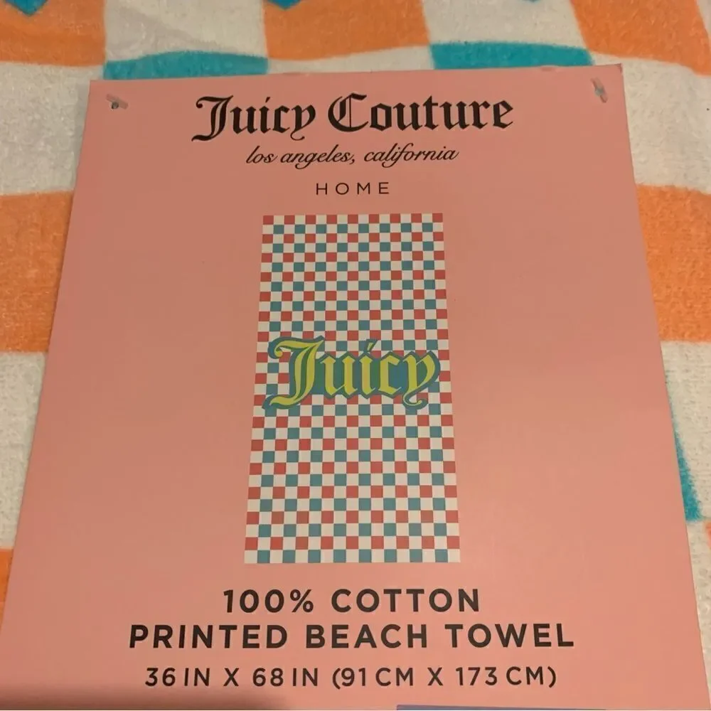 Juicy Couture Beach Towel